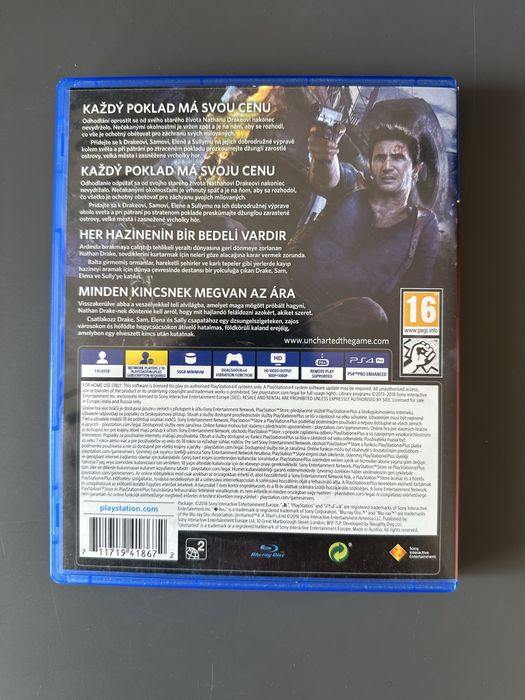 Gra Uncharted 4 PS4 Kres Zlodzieja