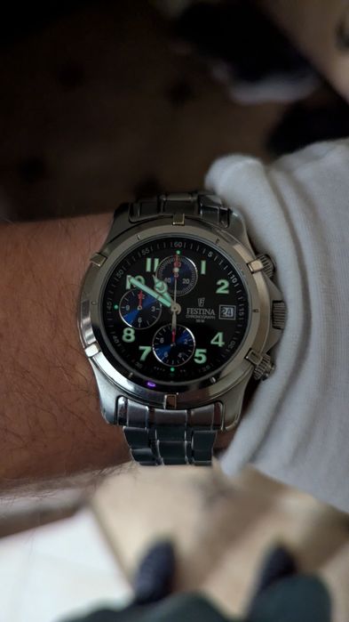Часы Festina chronograph, годинник хронограф Іспанія