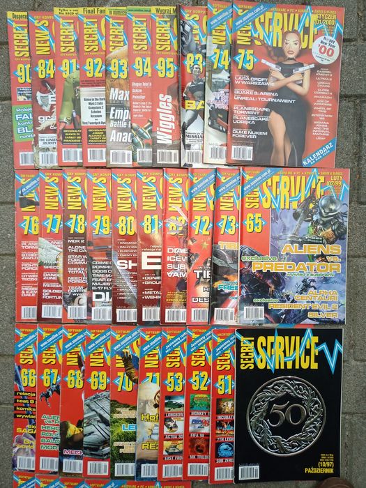 Czasopismo komputerowe Secret Service - stare numery