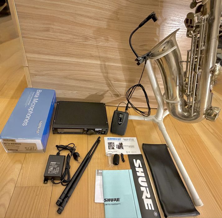 Комплект для духових і саксофону Shure ULXP та мікрофон Shure Beta98
