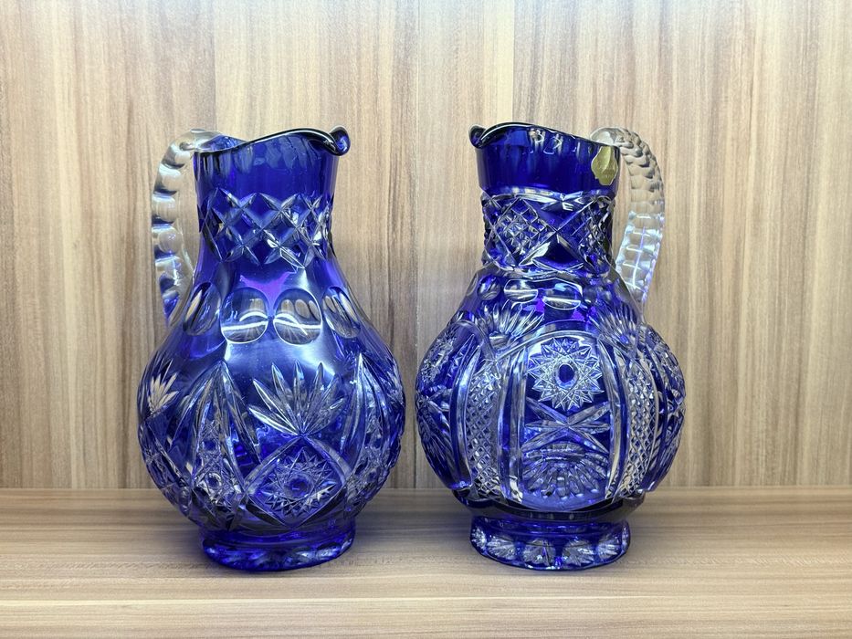 Хрустальный кувшин графин для воды сока компота Crystal GDR Германия