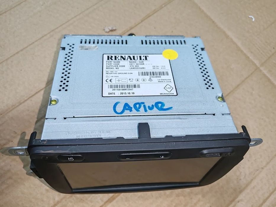 radio nawigacja 281150198r renault captur 13-18