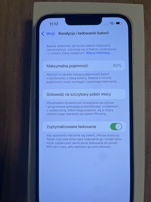 iPhone 13 Stan IDEALNY ! Pudełko + kabel
