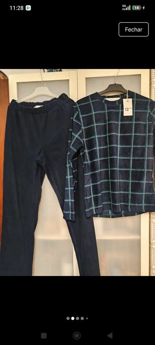 Pijama da loja Mo.nova com etiqueta.