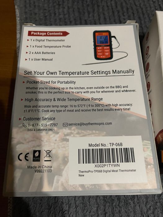 термометр для мангала,барбекю з дистанційним датчиком або для духовки