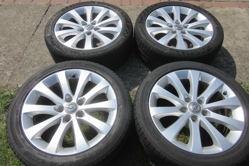 koła aluminiowe 17 5x110 et 35 OPEL ZAFIRA B ASTRA H MERIVA B VECTRA C SAAB