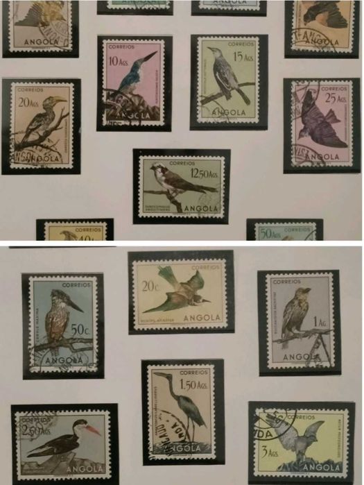 Album de selos de Angola desde o Século XIX