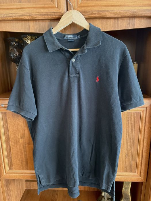 Klasyczne Polo Ralph Lauren Czarne Red Pony Vintage