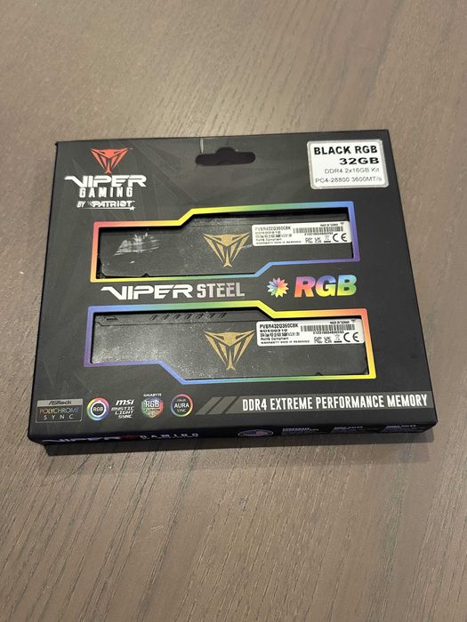 Patriot 32GB (2x16GB) 3600MHz CL18 RGB