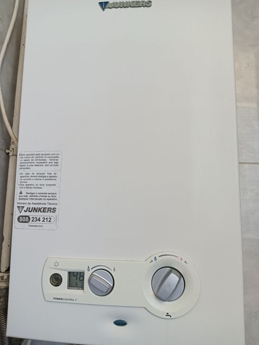 Vendo esquentador Junkers ventilado 11L gás natural em muito bom estado