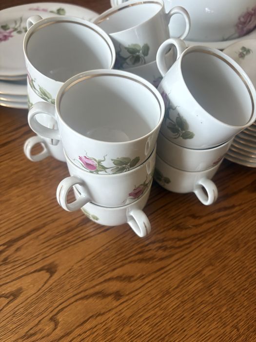 Zestaw porcelanowy PRL Wałbrzych