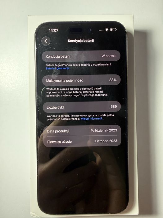 iPhone 15 PRO MAX | 256 GB | Bateria 88% | Kolor Tytan