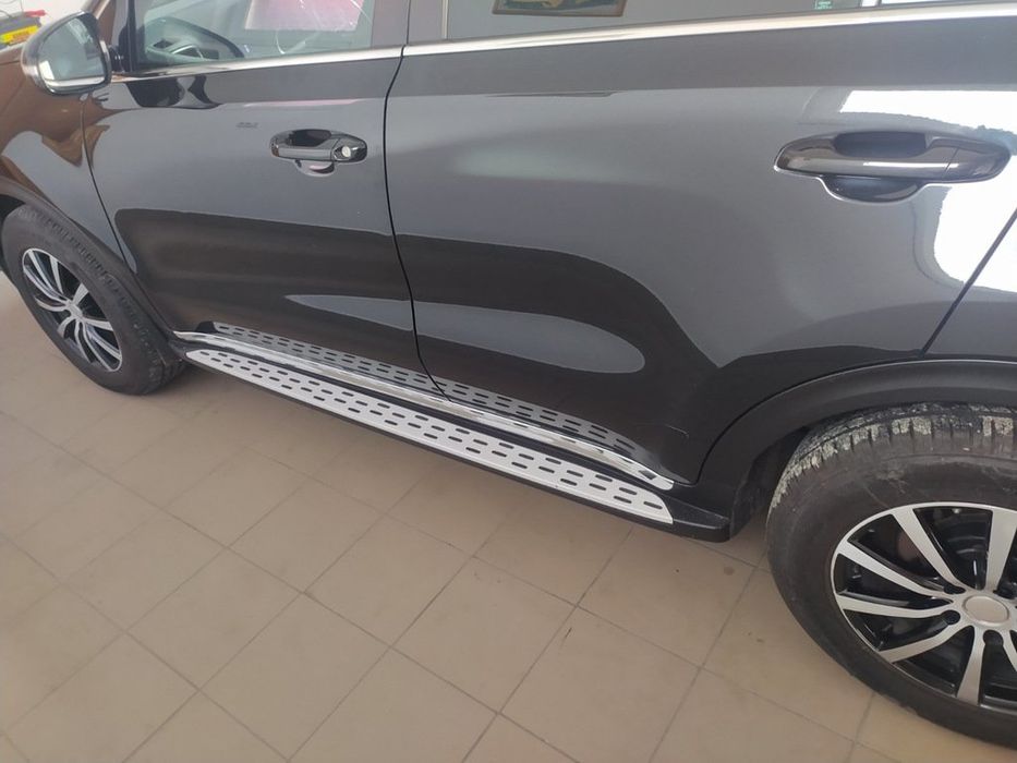 KIA Sportage 2015+ Боковые пороги подножки V2 (г)