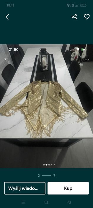 Marynarka taneczna cekinowa