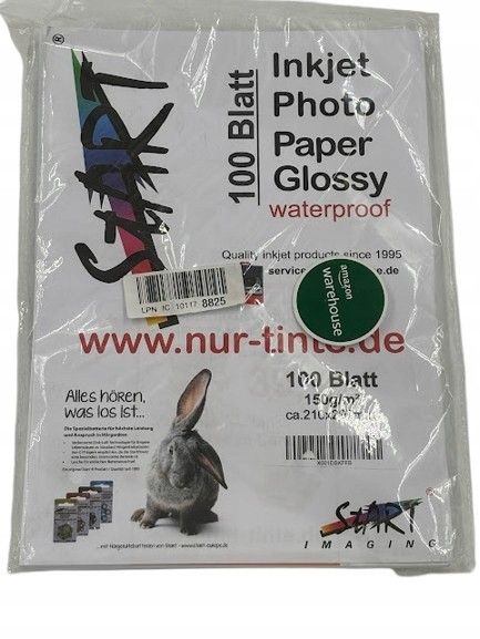papier fotograficzny a4 150 g/m² błyszczący 100 arkuszy wysoka biel