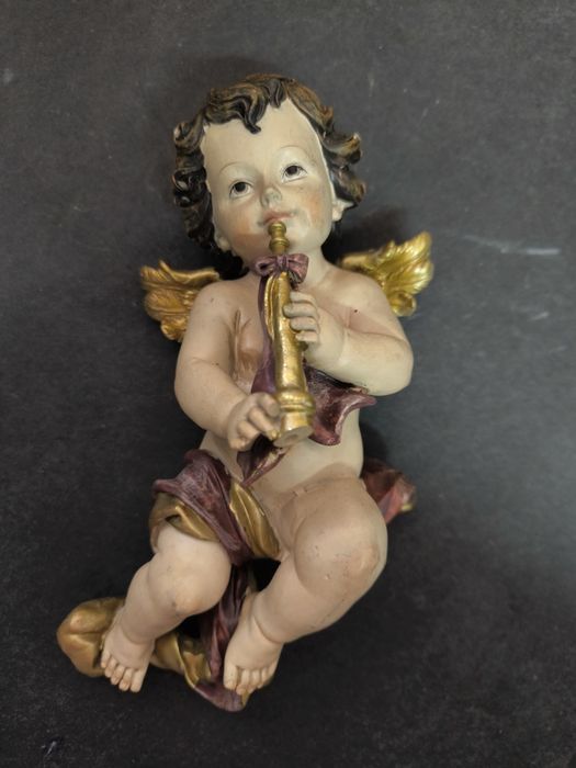 Anjo Decorativo de Parede com Trombete