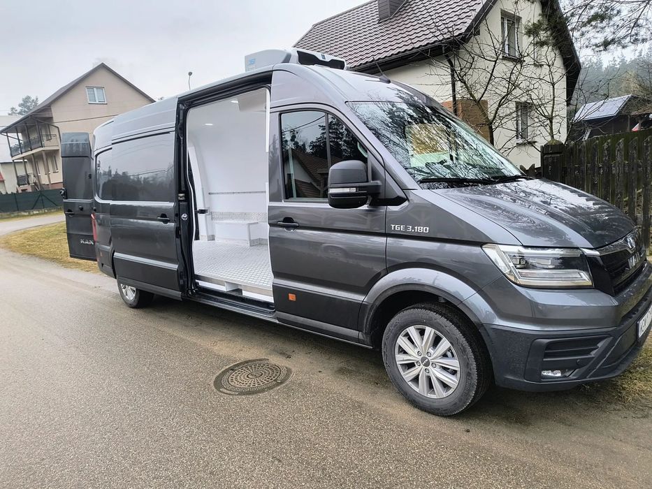 Zabudowa izotermiczna, chłodnicza Man TGE, Crafter chłodnia, agregat chłodniczy