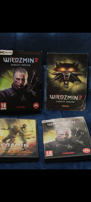 pudełkowe wydanie gry Wiedźmin 2: Zabójcy Królów