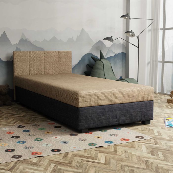 Tapczan z pojemnikiem Wypoczynek jednoosobowy Łóżko z materacem  Sofa