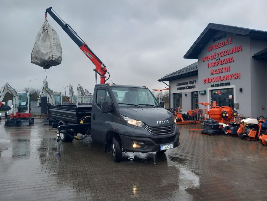 Usługi transportowe załadunek, rozładunek HDS 2000kg  wywrotka, żuraw