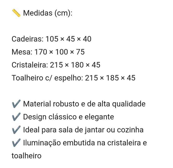 Mobília de Sala em Madeira Maciça