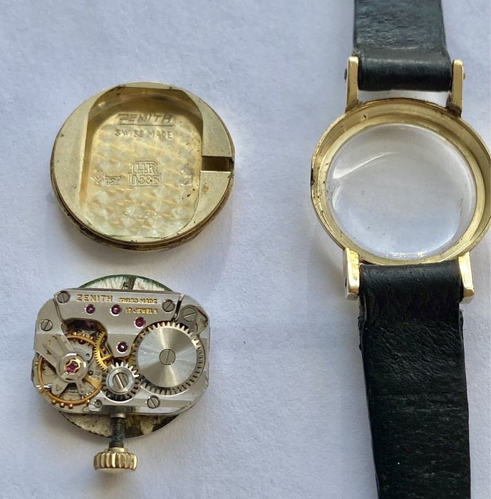 Золотые часы Zenith 585 пробы