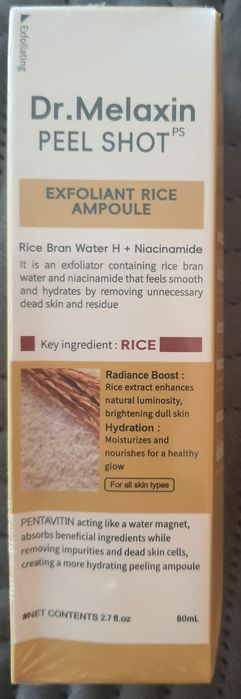 Serum Dr.Melaxin złuszczające 80 ml z ekstraktem z białego ryżu