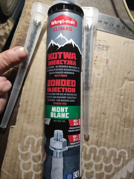 Інєкційний анкер з вінілестерової смоли WCF-PESF-300