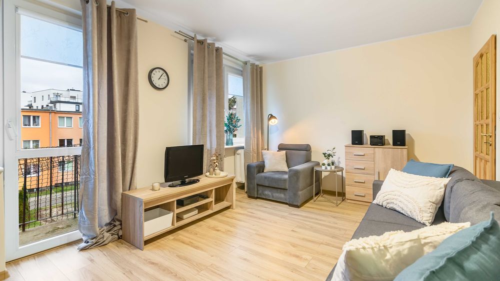 Komfortowa kawalerka na wynajem - wifi, balkon, Gdańsk Przymorze