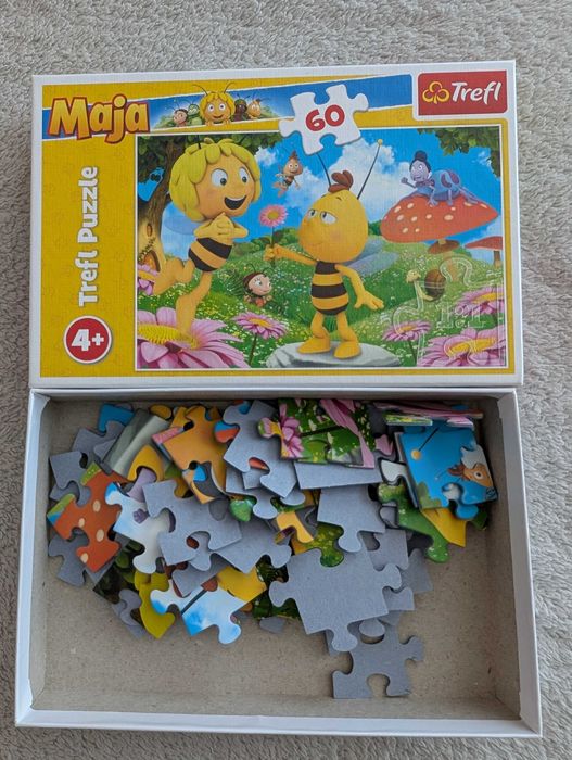 Puzzle dla dzieci 60 Trefl Pszczółka Maja jak nowe