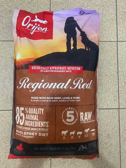 Karma sucha Orijen REGIONAL RED OKAZJA ! 11,4 kg