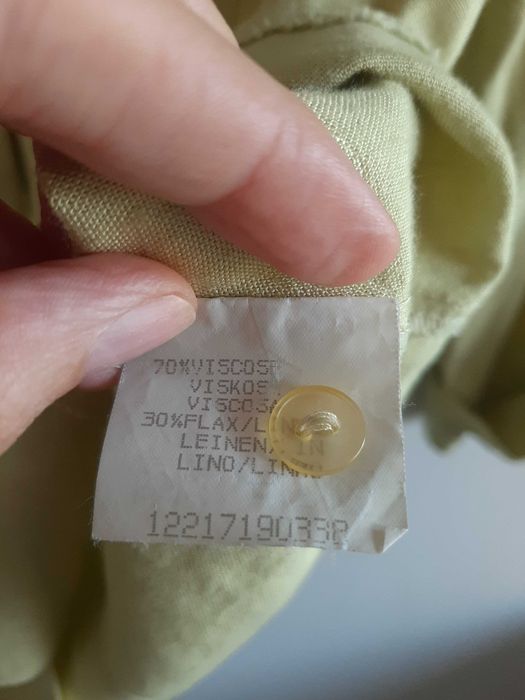 Lniana z wiskozy koszula damska 38