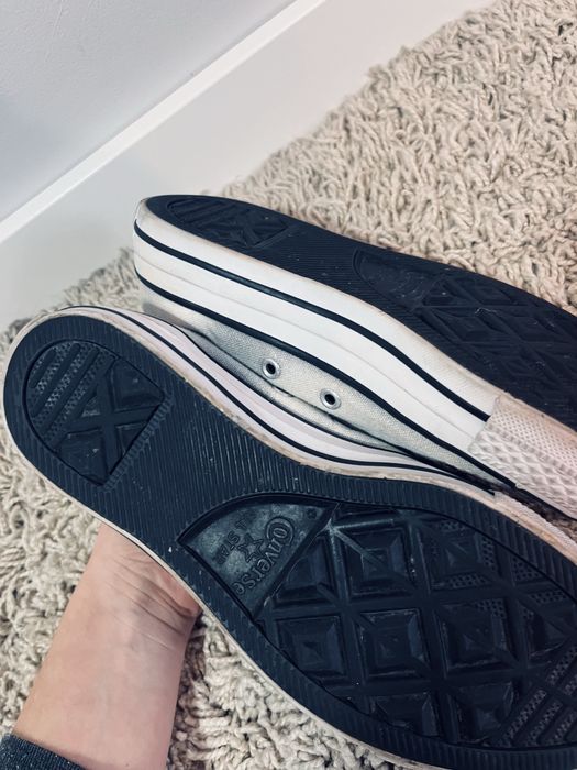 Szare trampki converse 37