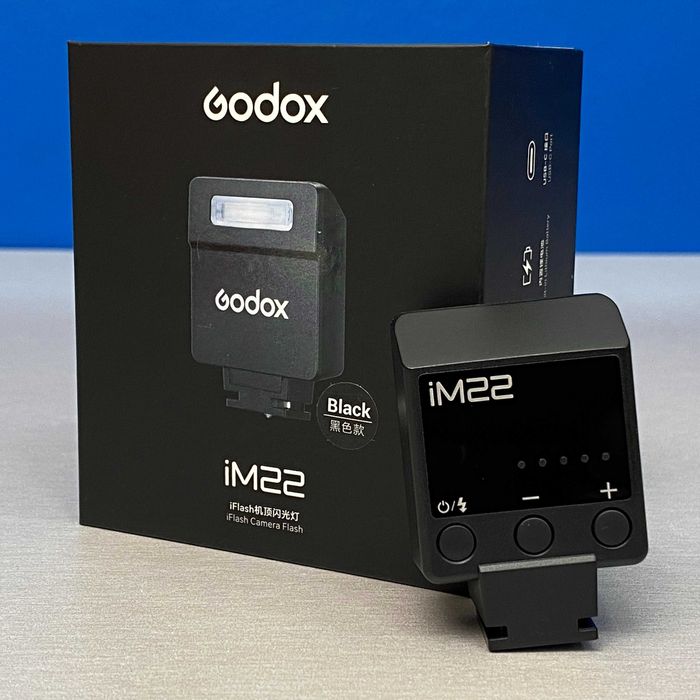 Godox iM22 (iFlash Camera Flash) - Black - NOVO - 3 ANOS DE GARANTIA