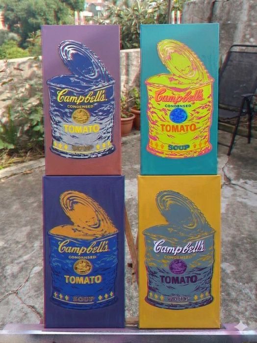 Pintura Pop Art "Campbell's Soup"