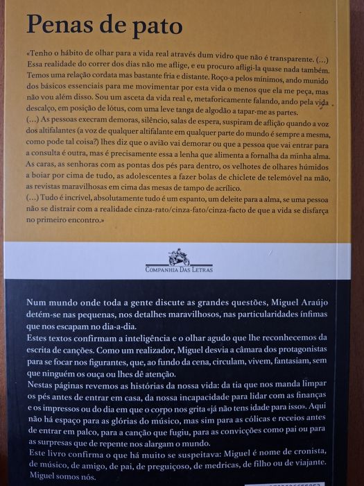 Penas de Pato " Miguel Araújo: