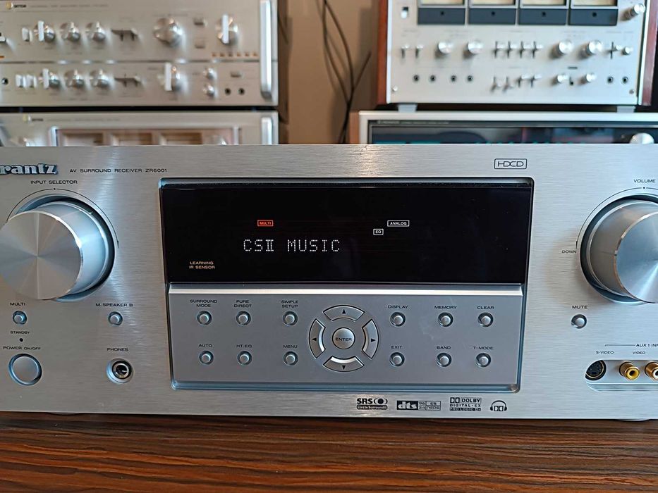 Amplituner AV Marantz ZR 6001 (kino domowe, kolumny, tv, dvd, itp.)