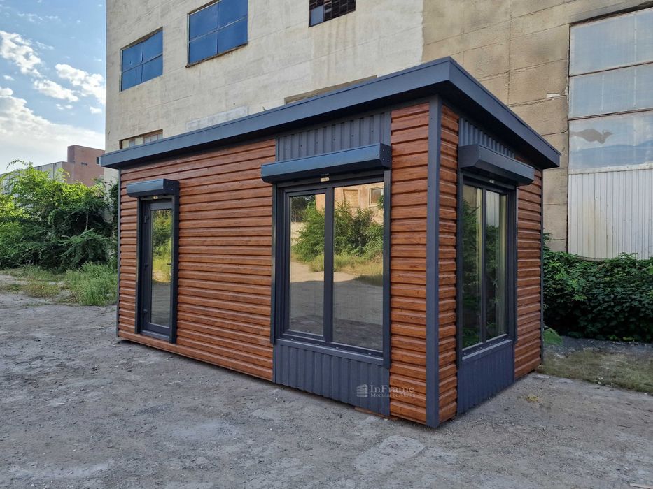 Модульний дачний будинок 6×3,2 • від Виробника