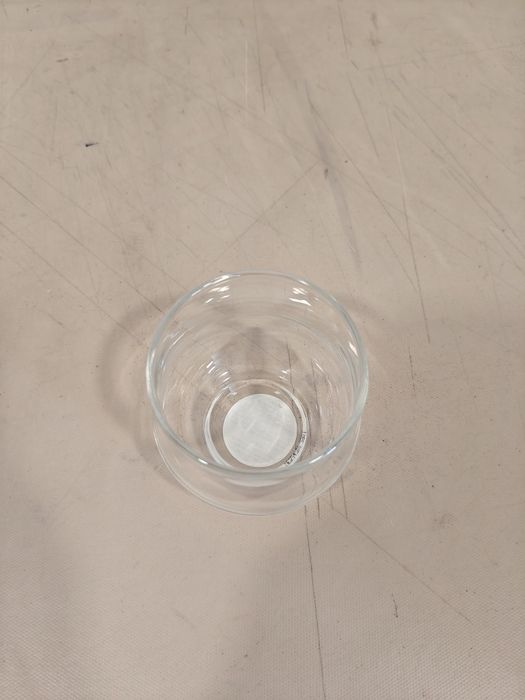 Porta-velas em vidro transparente - toque decorativo