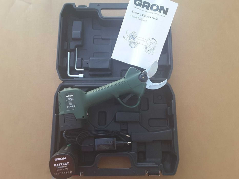 Tesoura da Poda Elétrica, SEM CABO GRON SDS 000 35