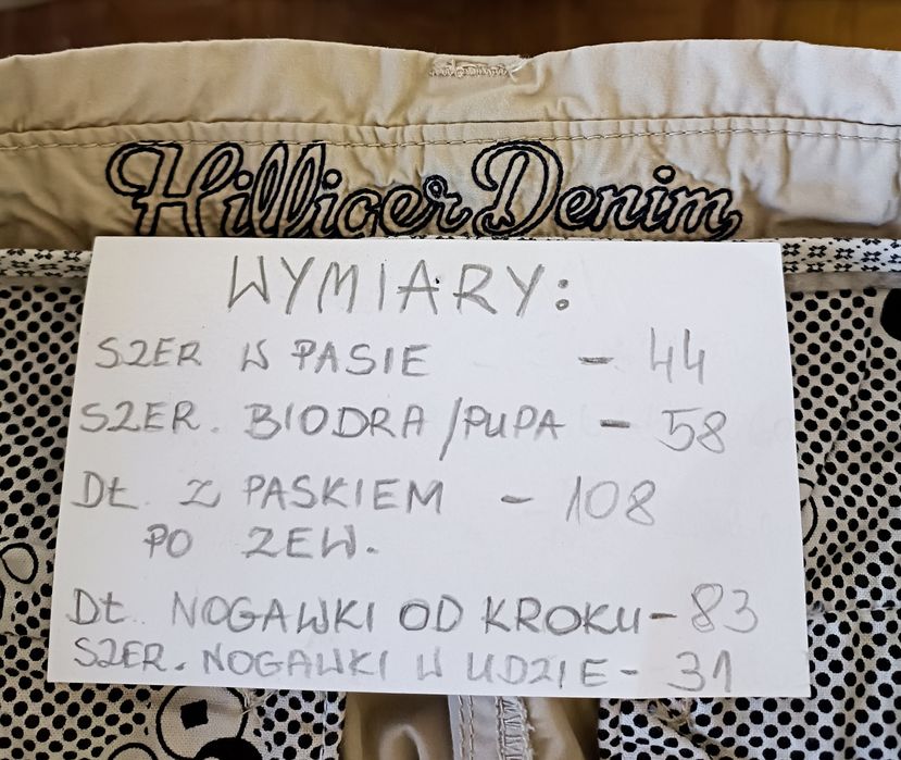 Tommy Hilfiger roz M L Nowe damskie spodnie z wysokim stanem