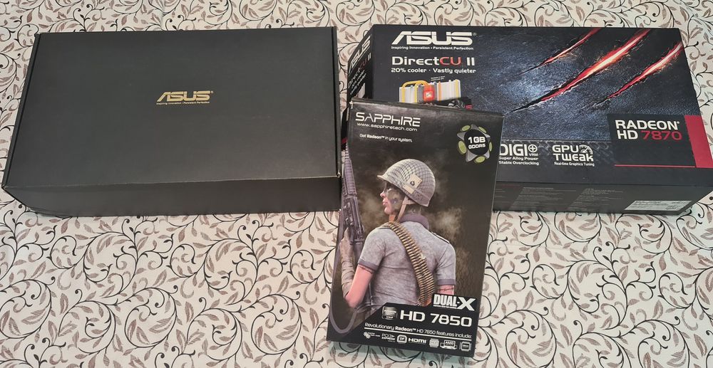 Видеокарта Radeon HD 7850/7870/GTX 750.Коробка