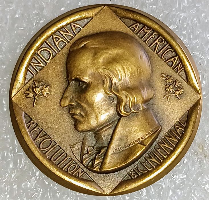 Antiga moeda de bronze americana