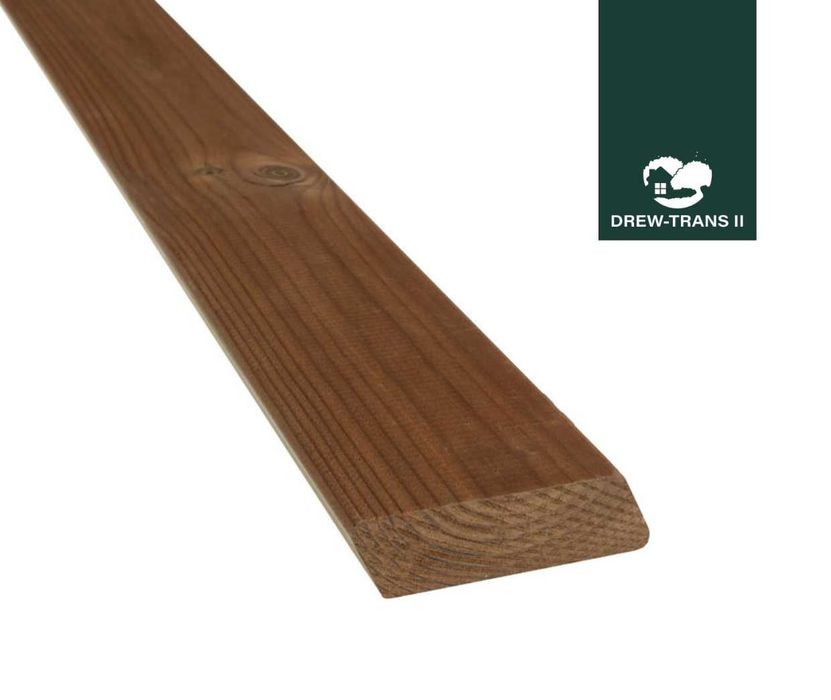 Deska elewacyjna termososna ThermoWood® lamele romb 20x68mm