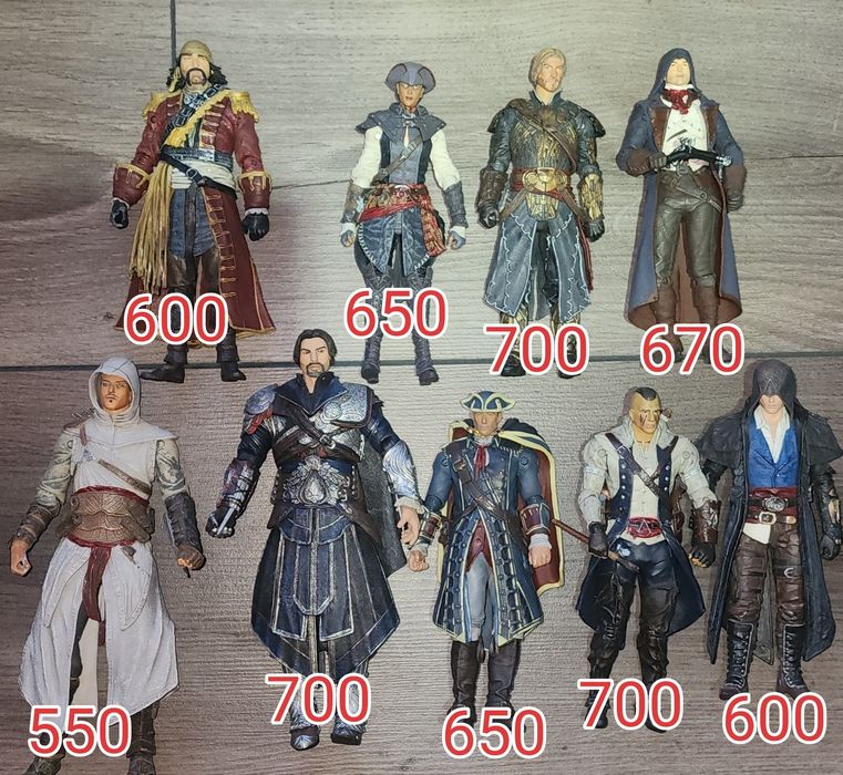 McFarlane Neca Asassins Creed, фигурки б/у, комплектация как на фото