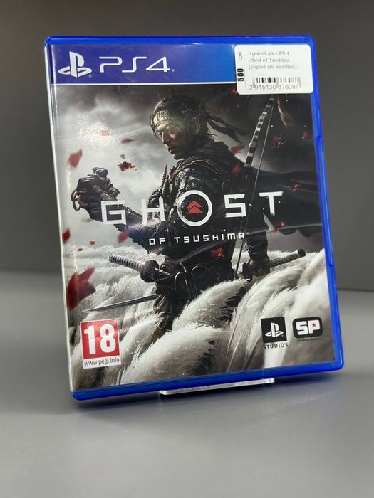Ігровий диск для Ps 4, Playstation 4 Ghost of Tsushima