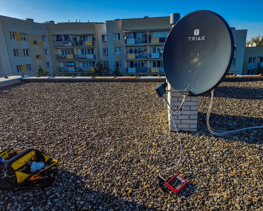 Ustawianie i montaż anten SAT i TV, montaż kamer, moniitoring, antena