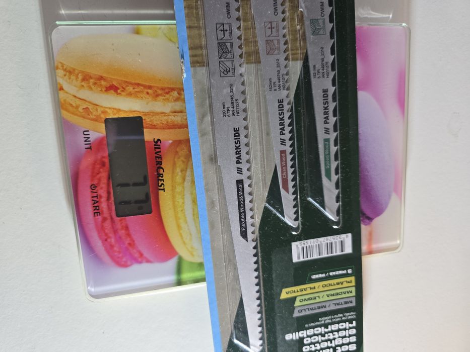 Conjunto de lâminas de serra sabre parkside