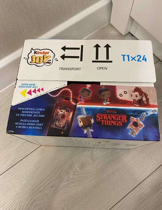 Kinder Joy Stranger Things (Дуже дивні справи) 24 шт x 20г (Funko Pop)