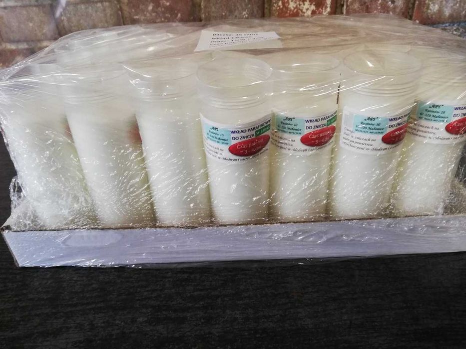 Wkłady do zniczy 140/45 od producenta, 3-4 dni